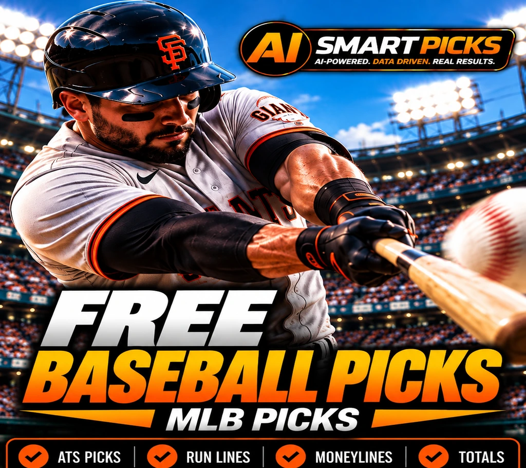 AI Smart Picks Free Baseball Picks — MLB ATS picks, run lines, moneylines and totals